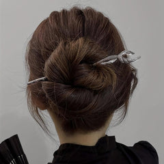 Silvery Fishtail Hairpin Hair Stick for Women