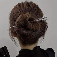 Silvery Fishtail Hairpin Hair Stick for Women
