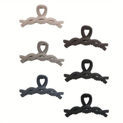 Medium Hair Claw Twisted Hair Claw For Women's Shark Claw Hair Accessories