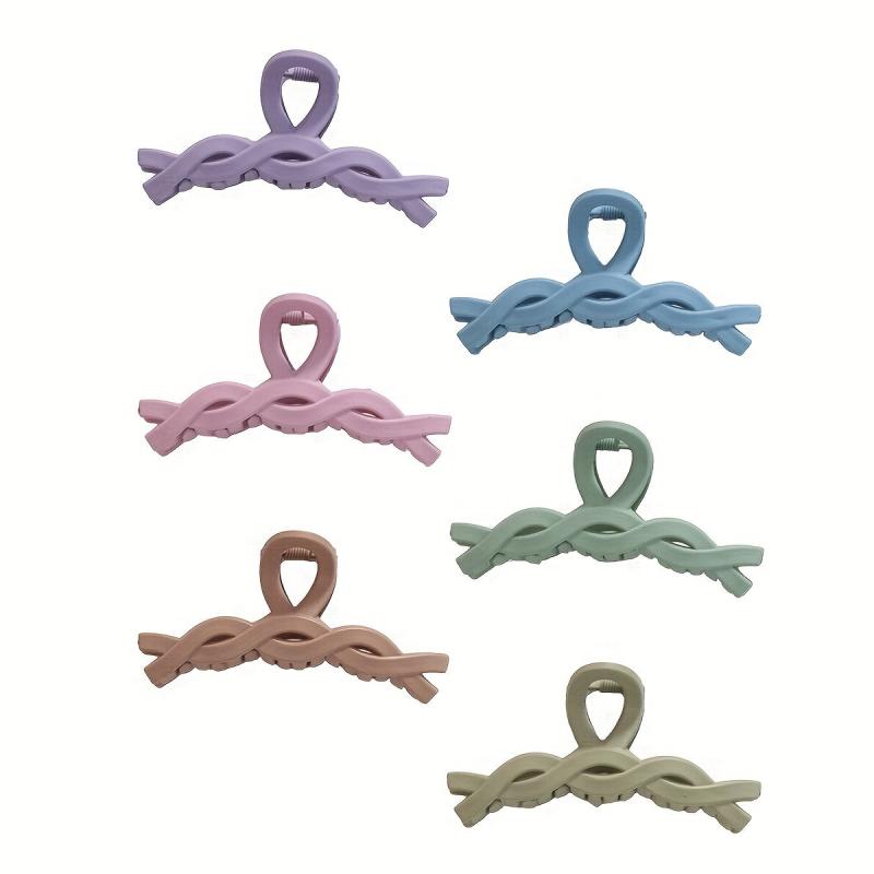 Medium Hair Claw Twisted Hair Claw For Women's Shark Claw Hair Accessories
