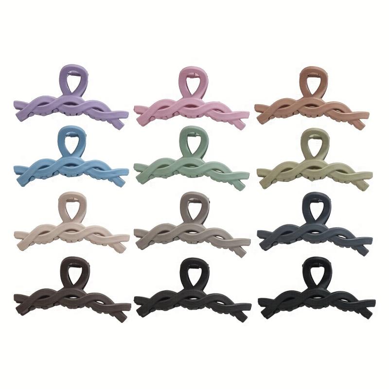 Medium Hair Claw Twisted Hair Claw For Women's Shark Claw Hair Accessories