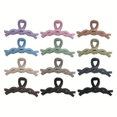 Medium Hair Claw Twisted Hair Claw For Women's Shark Claw Hair Accessories