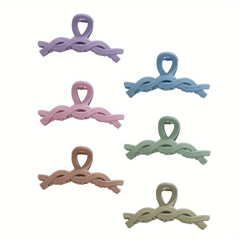 Medium Hair Claw Twisted Hair Claw For Women's Shark Claw Hair Accessories
