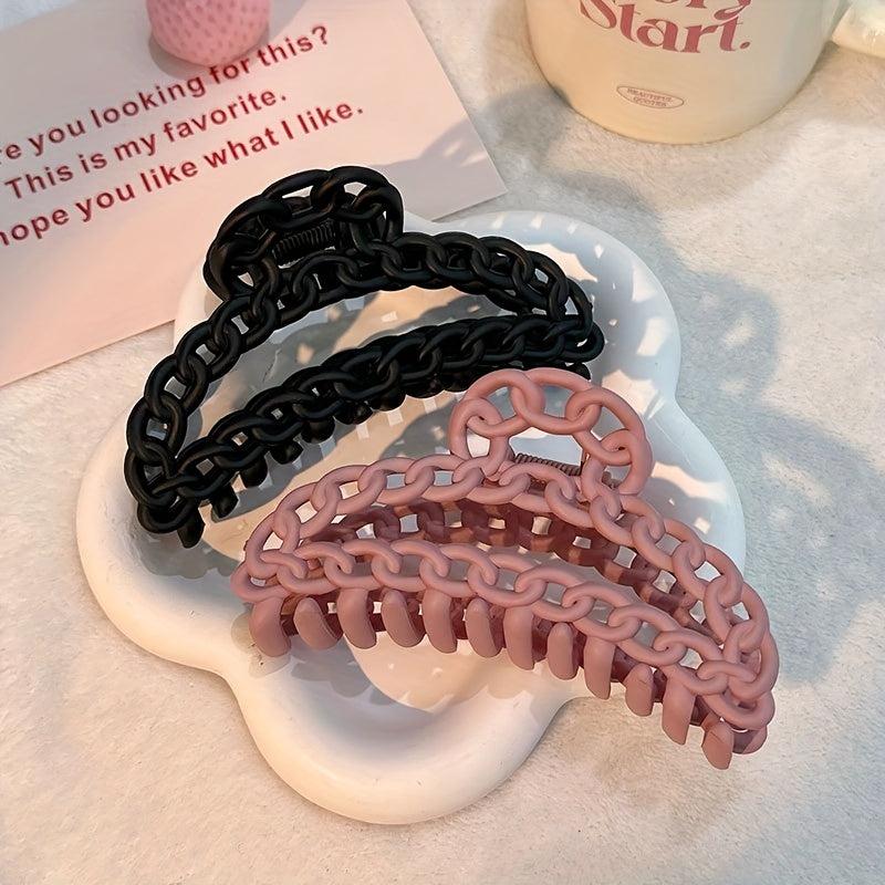 Matte Hair Claw Clip Strong Hold Hair Accessories
