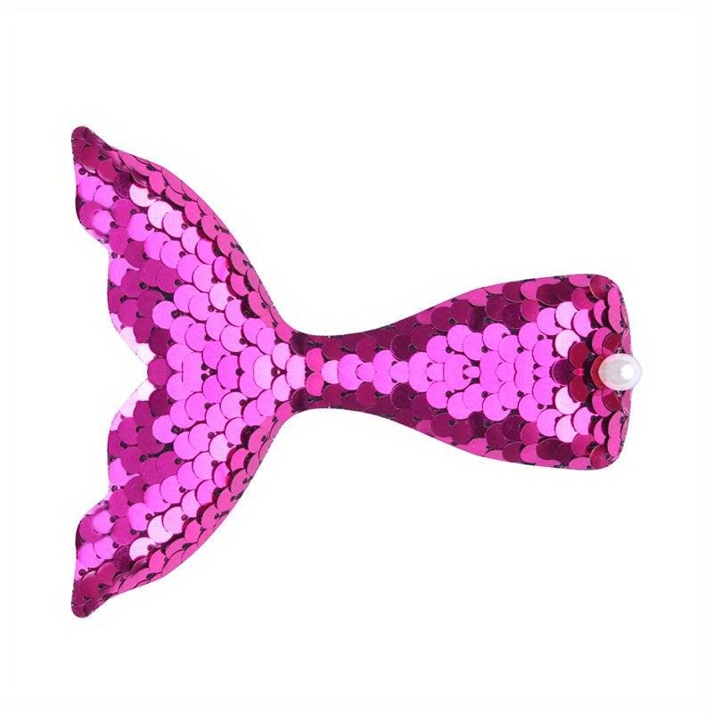 Gradient Holographic Fishtail Hair Clip Y2K Hair Accessories