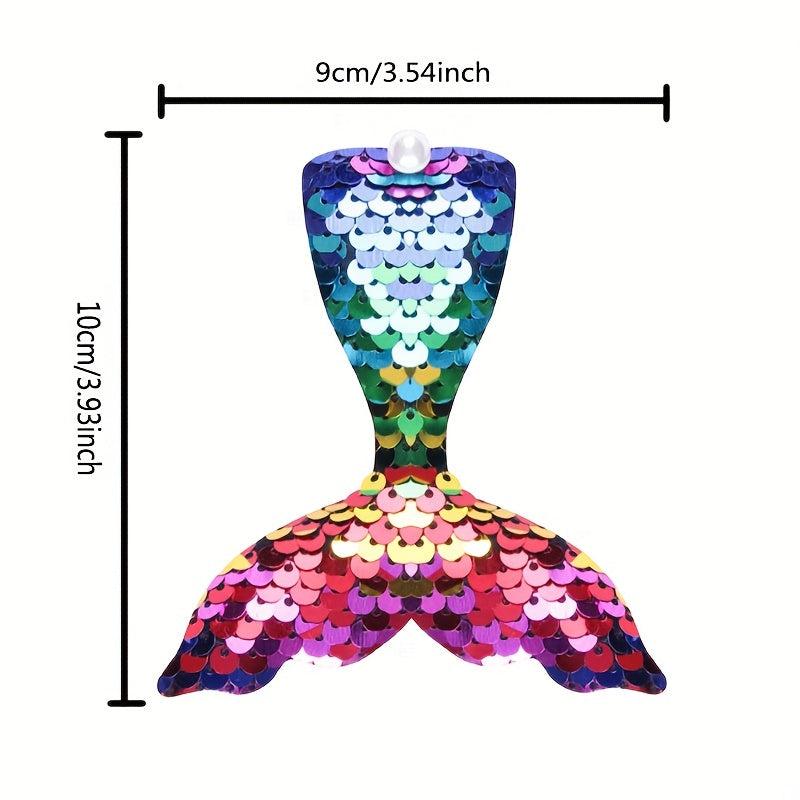 Gradient Holographic Fishtail Hair Clip Y2K Hair Accessories