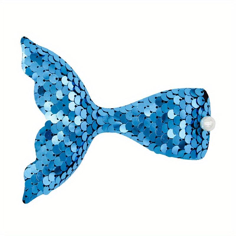 Gradient Holographic Fishtail Hair Clip Y2K Hair Accessories