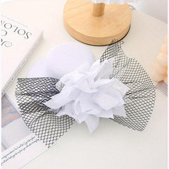 Mesh Flower Hair Accessories for Kids with Clip