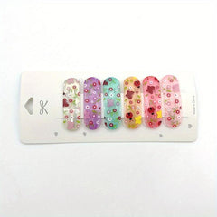 6pcs Floral Butterfly Hair Clips for Women Girls