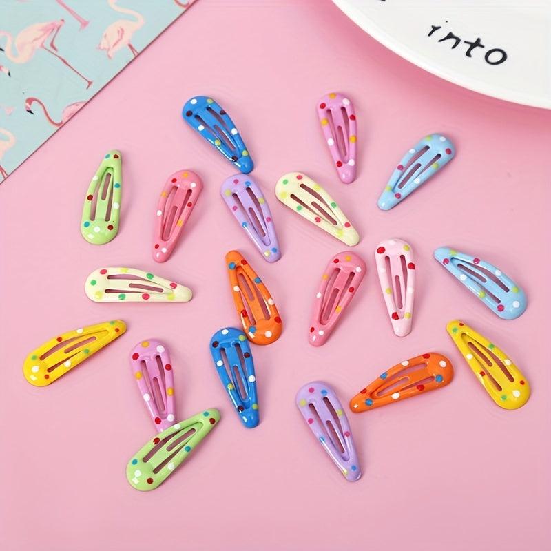 Y2K Candy Hair Clip Snap Clip Metal Hair Slides Non Slip Hair Accessory