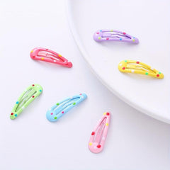 Y2K Candy Hair Clip Snap Clip Metal Hair Slides Non Slip Hair Accessory