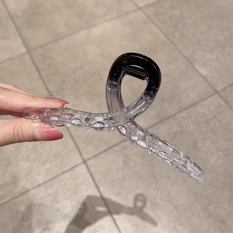 Transparent Hair Claw Gradient Shark Claw Hair Accessories