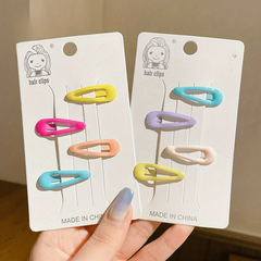 Y2K Candy Hair Clip Snap Barrette Metal Hair Slides Non Slip