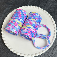20pcs Unicorn Pattern Hair Tie Elastic Ponytail Holder for Women Girls