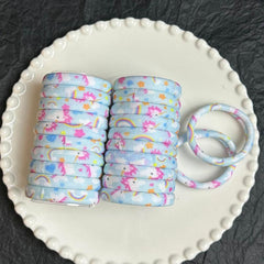 20pcs Unicorn Pattern Hair Tie Elastic Ponytail Holder for Women Girls