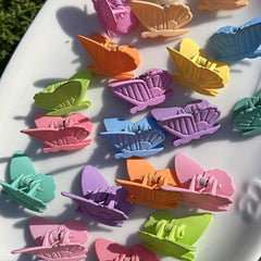 20pcs Matte Candy Hair Claw Clip for Women Girls