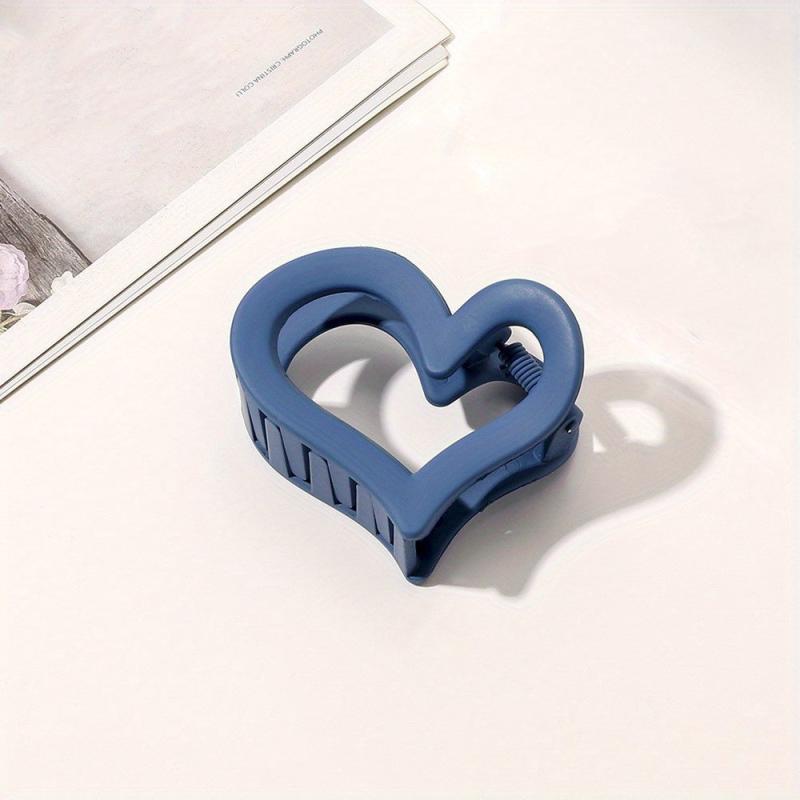 Heart Shape Hair Claw Shark Claw Ponytail Holder Hair Accessories