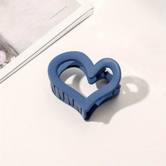 Heart Shape Hair Claw Shark Claw Ponytail Holder Hair Accessories