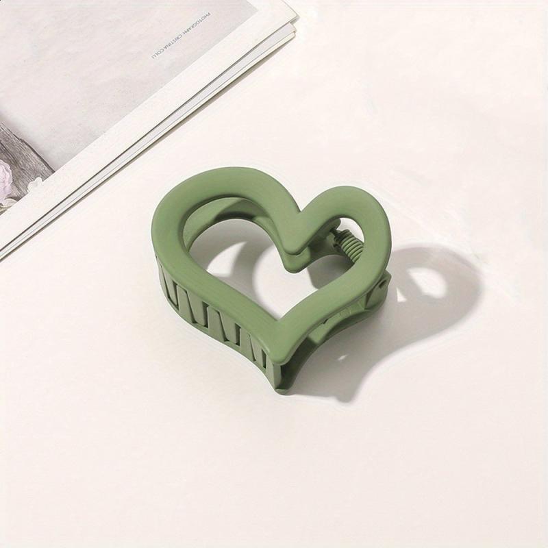 Heart Shape Hair Claw Shark Claw Ponytail Holder Hair Accessories