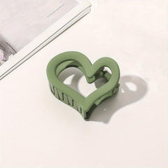 Heart Shape Hair Claw Shark Claw Ponytail Holder Hair Accessories
