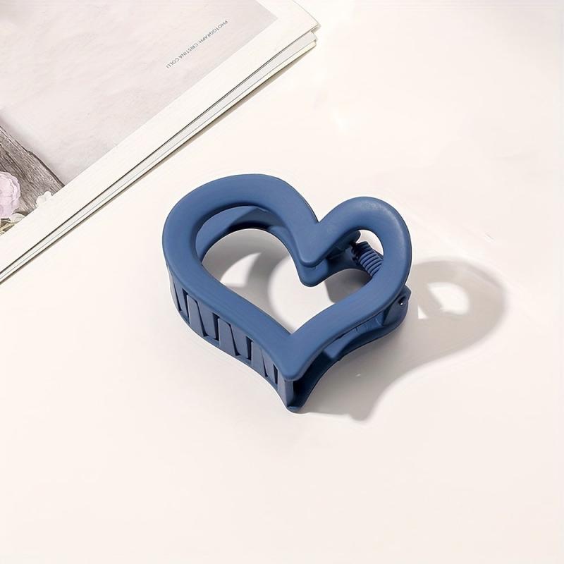 Heart Shape Hair Claw Shark Claw Ponytail Holder Hair Accessories