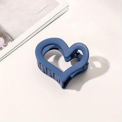 Heart Shape Hair Claw Shark Claw Ponytail Holder Hair Accessories