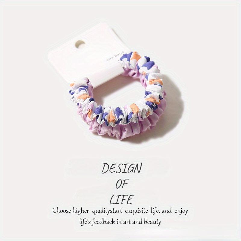 Colored Hair Ties Hair Rings Hair Rope Ponytail Holder Hair Accessories