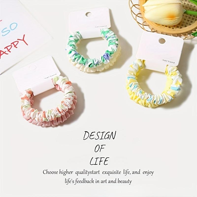 Colored Hair Ties Hair Rings Hair Rope Ponytail Holder Hair Accessories