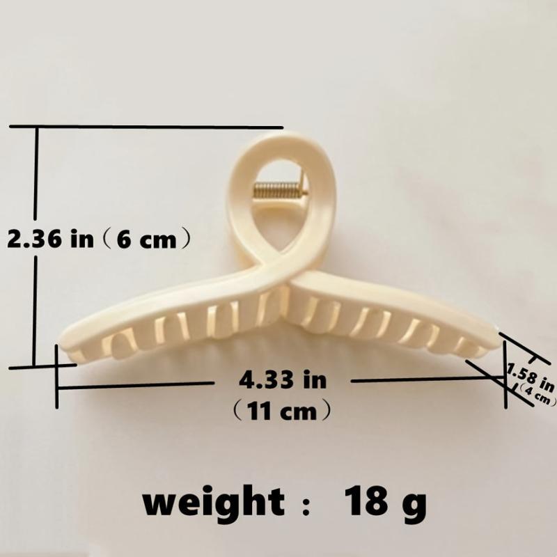 Frosted Hair Claw Clip Strong Hold Grip Hair Jaw Clip Thick Hair Accessories