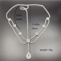 Crystal Pendant Head Chain Bridal Wedding Hair Accessories