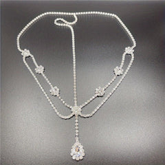 Crystal Pendant Head Chain Bridal Wedding Hair Accessories