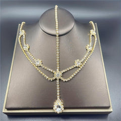 Crystal Pendant Head Chain Bridal Wedding Hair Accessories