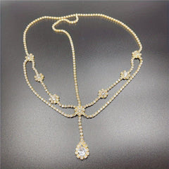 Crystal Pendant Head Chain Bridal Wedding Hair Accessories