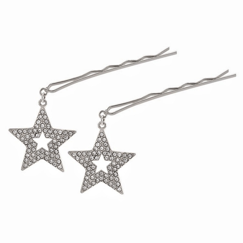 Y2K Star Pendant Hair Clip Pin Bobby Pin Hair Slides Clip