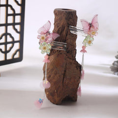 2pcs Insert Comb Headdress Hair Comb Side Clip Flower Hair Accessories