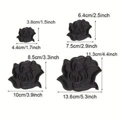 8pcs Rose Embroidered Patches Iron On Stickers DIY Accessories