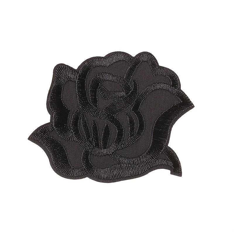 8pcs Rose Embroidered Patches Iron On Stickers DIY Accessories