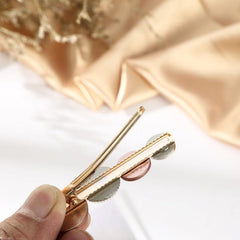 Macaron Crystal Hairpin Pair Duckbill Hairpins