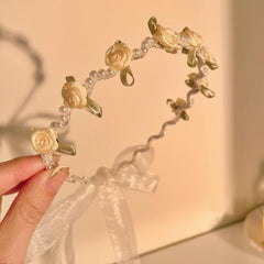 Boho Flower HairBand Braided HeadBand Women Hair Accessories