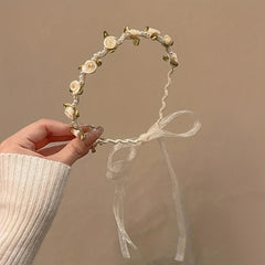 Boho Flower HairBand Braided HeadBand Women Hair Accessories