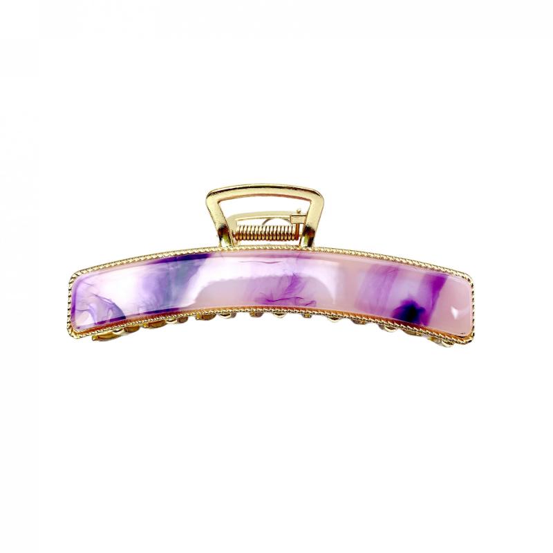 Leopard Pattern Hair Claw Plaid Ponytail Holder Hair Accessories