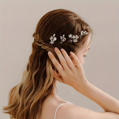 Crystal U Shaped Hairpin Bridal Head Jewelry