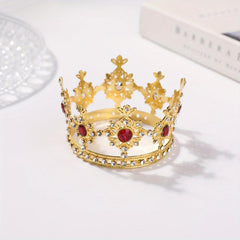 Rhinestone Crown Headband Princess Tiara Birthday Party Prom Headdress