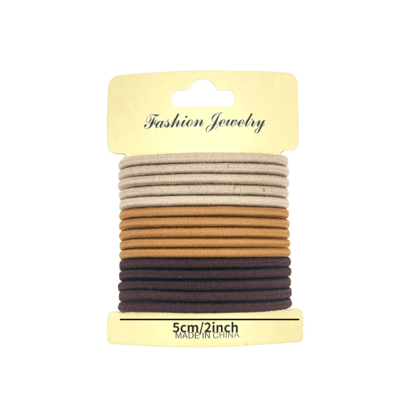 15pcs Elastic Hair Tie Hair Rope Ponytail Holder Hair Accessories