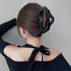 2pcs Matte Bowknot Hair Claw Clip Non Slip Strong Hold Grip Hair Jaw Clip