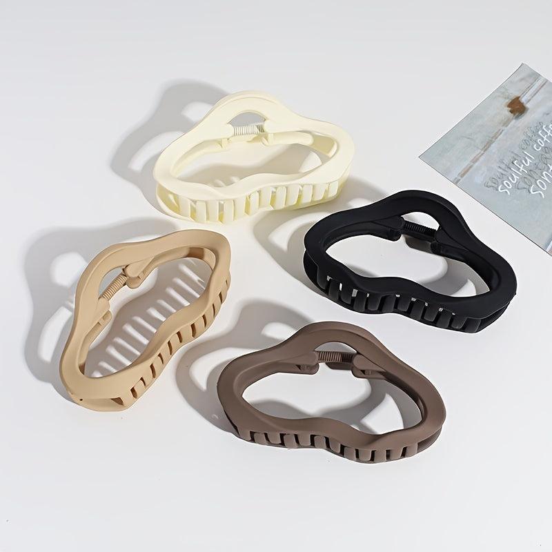 2pcs Matte Bowknot Hair Claw Clip Non Slip Strong Hold Grip Hair Jaw Clip