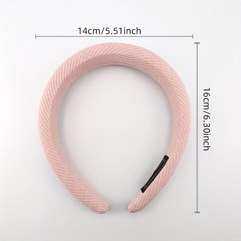 Candy Knitted Sponge Fabric Headband Hair Accessories