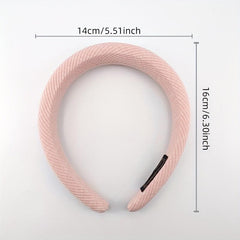 Candy Knitted Sponge Fabric Headband Hair Accessories