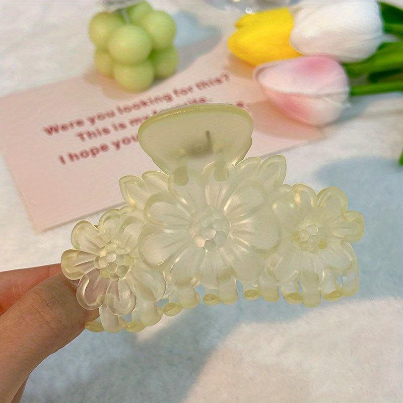 Flower Hair Claw Clip Acrylic Jaw Clamp Hair Decoration