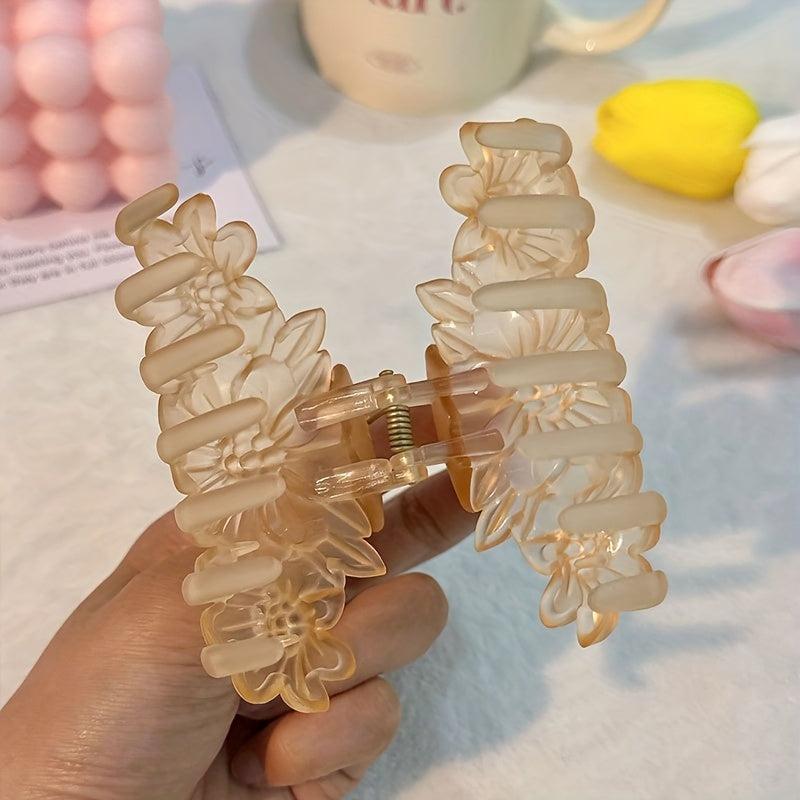 Flower Hair Claw Clip Acrylic Jaw Clamp Hair Decoration